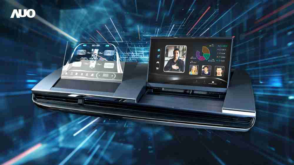 918.COMMicro LED Display HMI解决方案打造透明Micro LED前座仪表，，呈现信息并保留驾驶视野开阔；亦为副驾驶座乘客打造收放自如的Micro LED屏幕，，，在不影响显示质量的前提于显示区内建镜头，，，让用户能与视讯对象直接眼神接触，，，，提供绝佳的双向沟通体验